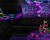 Purple Glitter Couch