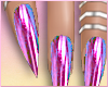 Pink Chrome Nails