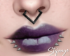 S Lipstick Gothic Purple