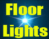 CS Teal Floor Lights