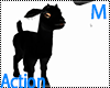 Action. Pet Goat Black M