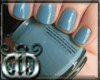 ~DD~Blue nail polish