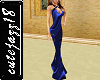 [cj18] Blue Silk Dress