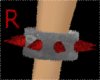 Grim Ruby Spike Bracelet