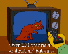 Cat TV Animated sticker
