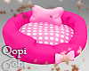 Deep Pink Pet Bed