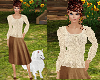 TF* Lace Top & Skirt BRN