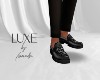 LUXE Mens Shoe Black/Leo