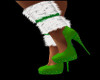 (AL)FurTrim Shoes Green