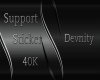 Support Sticker 40k