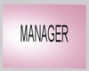 !S Manager Plate