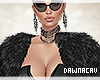 [DJ] Diva Black Fur Jkt