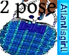 Blue Fur purse
