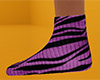 Rose Tiger Stripe Socks (F)