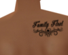 Family First Back Tattoo