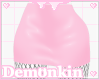 ⛧: Pink PVC Skirt Blk