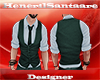 HS-Green-Blue Waistcoat