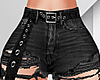 X| Shorts Jean Black RL