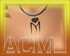 [ACM] Necklace M Onyx