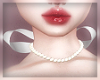 Ribbon Neckless white