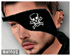 'A' Pirate patch 'Skull'