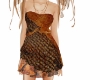 Eclectic rusty dress