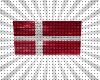 Danish flag wood wall vs