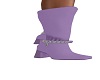 Purple Chain Boots