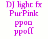 {LA} DJ light purpink