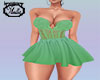 LacY Green Skirt Set