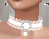Sexy white choker