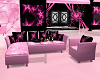 pink leisure sofa