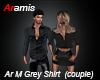 Ar M Grey Shirt Couple