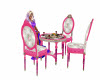 Pink Rose Chat Table