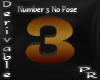 Number 3 No Pose