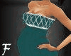 9m teal gown