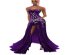 long purple gown