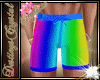 Arc-en-ciel shorts