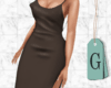 G. Slit Dress Mocha