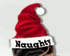 naughty christmas hat