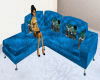 Blue Tiger Sofa