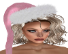 Christmas Hat-Pink/White