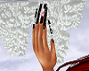 snow flake nails