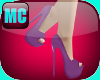MC|Purple High Heels