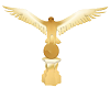 Statue eagle gold