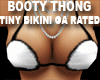 White Booty Thong Bikini