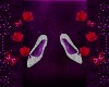 (DC) Silver Purple Shoes