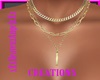 3 Chain Necklace Gold