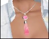 Pink Oii Necklace