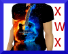 FIRE AND ICE GUITAR T